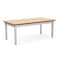 Lesro Lenox Steel Coffee Table, Natural Maple LS0840 - alternate 2